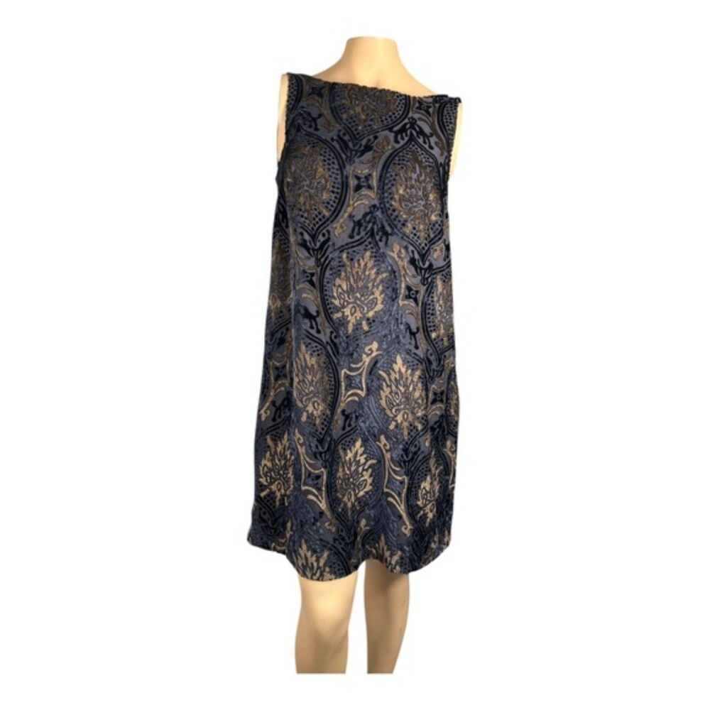 Ann Taylor LOFT Sleeveless Velvet Burnout Dress – Size Small